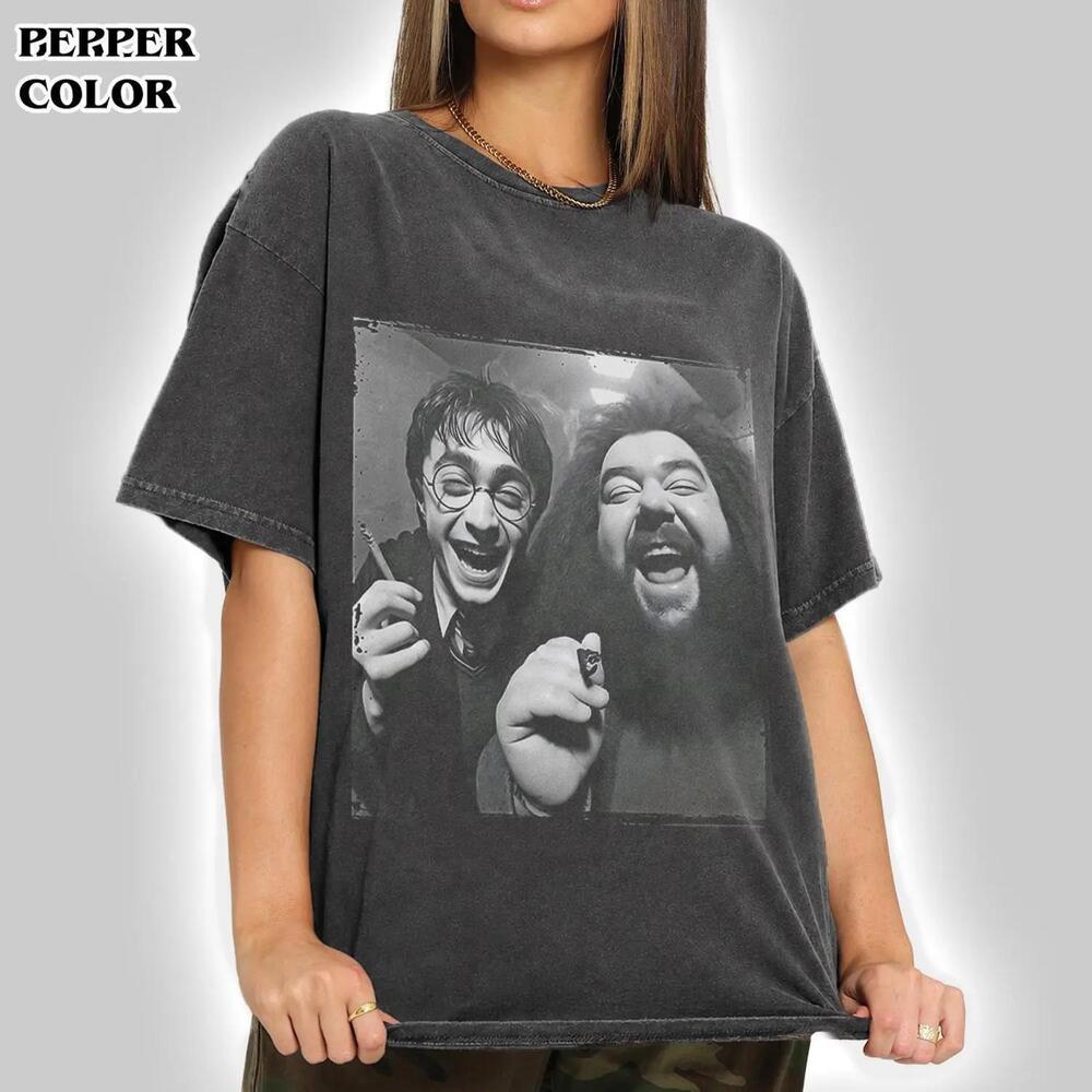 Funny Wizard Boy Smoking Laughing Wizard Party Fan Gift Tshirt T Shirt
